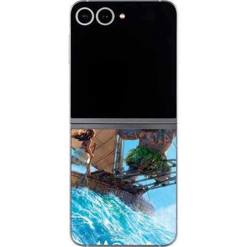 Disney Princess Moana Movie Poster Galaxy Z Flip6 Skin